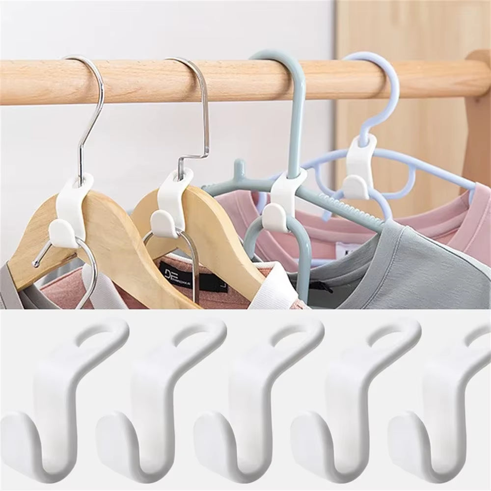 Compact Wardrobe Connector Hangers for Space-Saving Clothing Organization