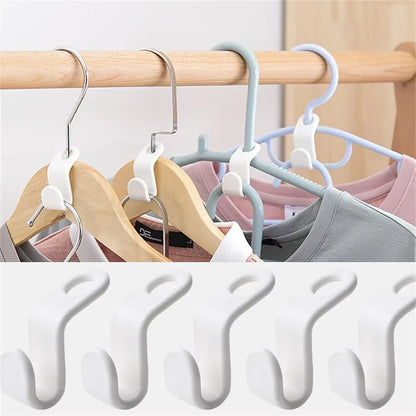 Compact Wardrobe Connector Hangers for Space-Saving Clothing Organization