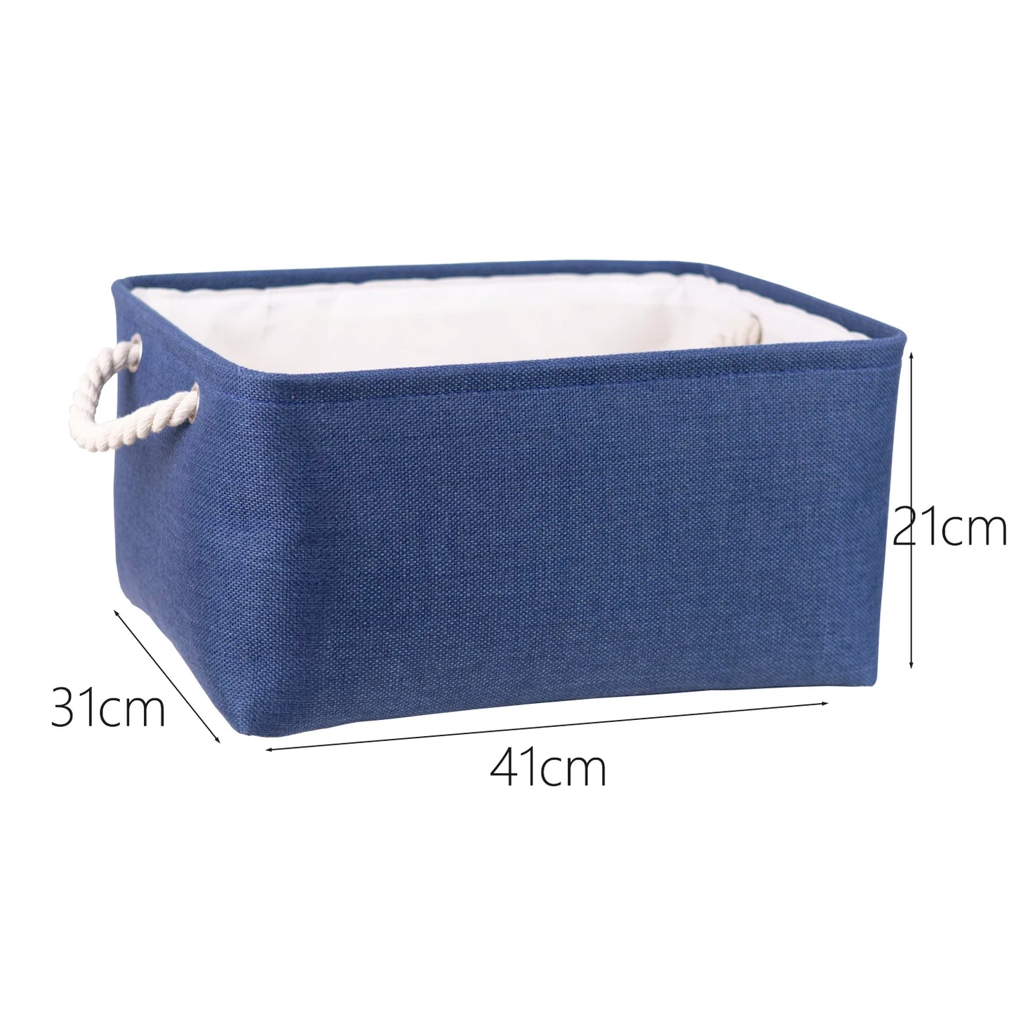 Cotton Linen Folding Storage Baskets for Kids' Toys, Clothing, and Miscellaneous Items - Versatile Storage Solution and Laundry Basket