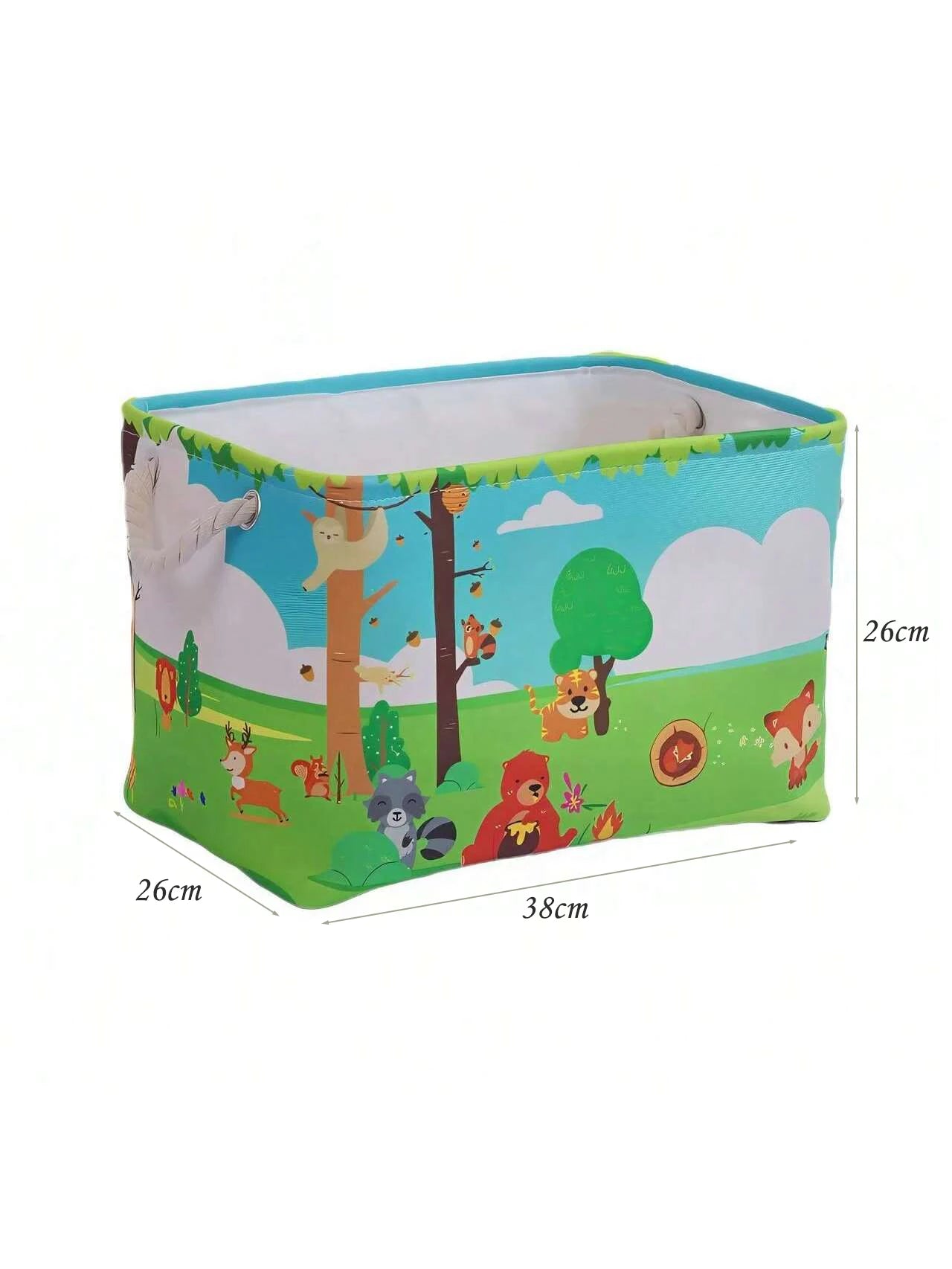Cotton Linen Folding Storage Baskets for Kids' Toys, Clothing, and Miscellaneous Items - Versatile Storage Solution and Laundry Basket