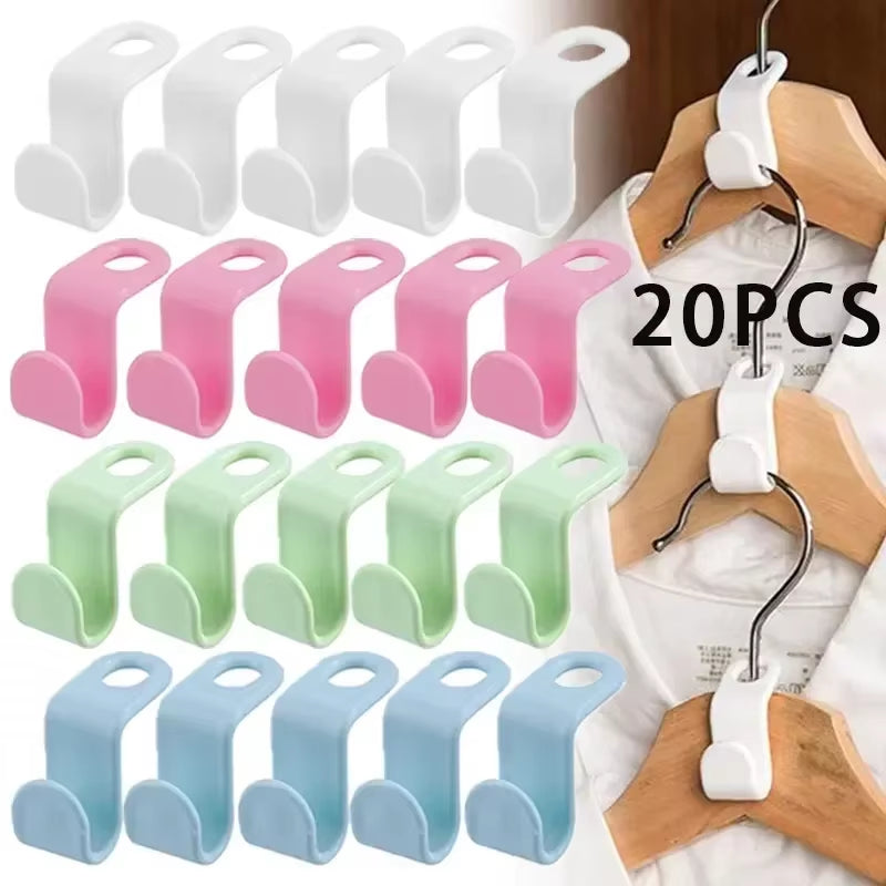 Compact Wardrobe Connector Hangers for Space-Saving Clothing Organization