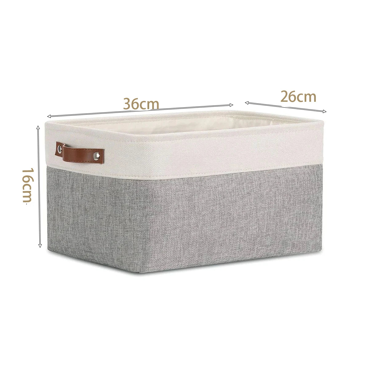 Cotton Linen Folding Storage Baskets for Kids' Toys, Clothing, and Miscellaneous Items - Versatile Storage Solution and Laundry Basket